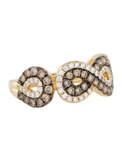 Pre-owned Le Vian 14k Diamond Band Ring In Multi