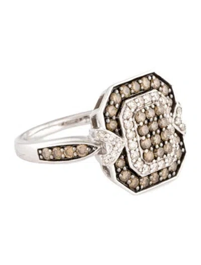 Pre-owned Le Vian 14k Diamond Cocktail Ring In Multi