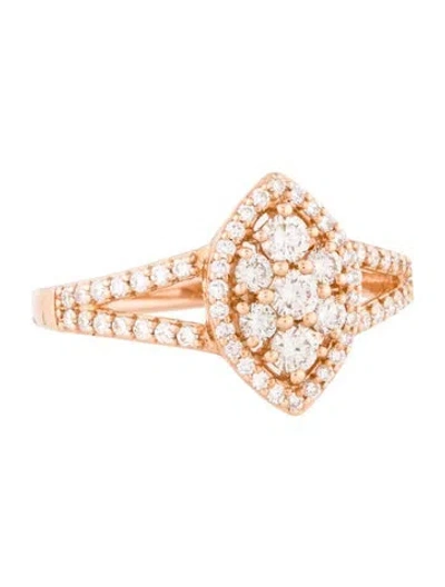 Pre-owned Le Vian 14k Diamond Cocktail Ring In Multi