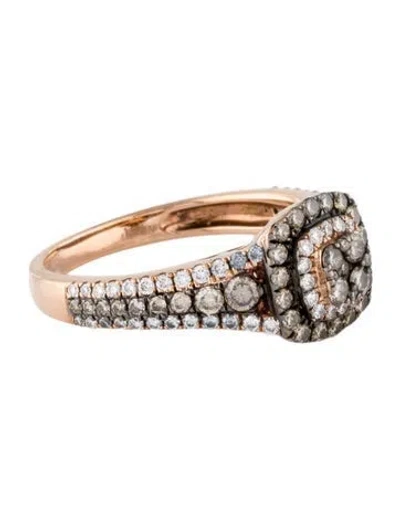 Pre-owned Le Vian 14k Diamond Cocktail Ring In Multi