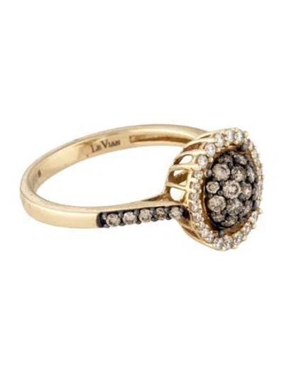 Pre-owned Le Vian 14k Diamond Cocktail Ring In Multi