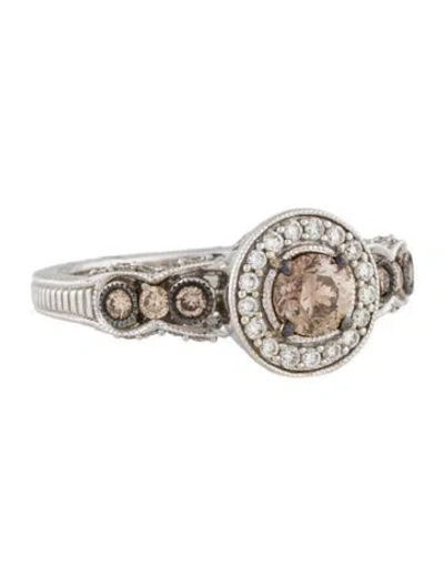 Pre-owned Le Vian 14k Diamond Cocktail Ring In Multi