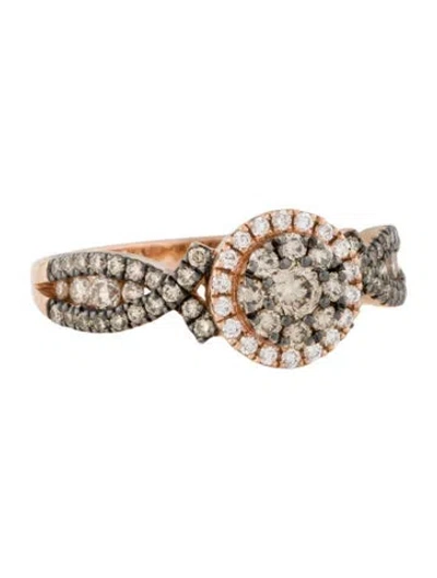Pre-owned Le Vian 14k Diamond Cocktail Ring In Multi