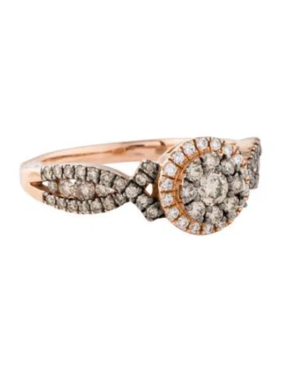 Pre-owned Le Vian 14k Diamond Cocktail Ring In Multi