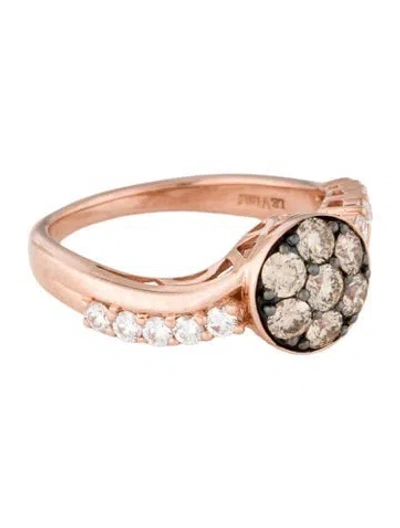 Pre-owned Le Vian 14k Diamond Cocktail Ring In Multi