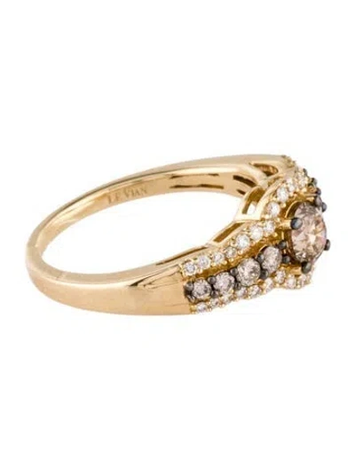 Pre-owned Le Vian 14k Diamond Cocktail Ring In Multi