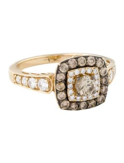 Pre-owned Le Vian 14k Diamond Cocktail Ring In Multi