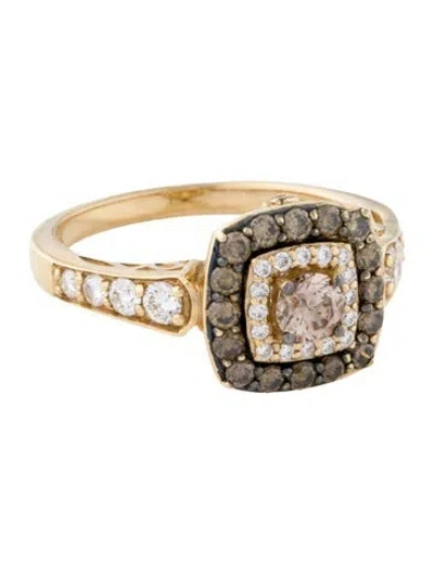Pre-owned Le Vian 14k Diamond Cocktail Ring In Multi