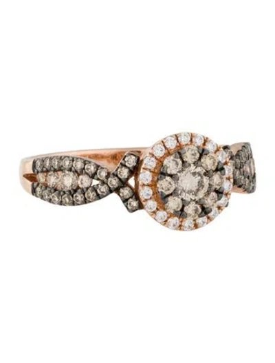 Pre-owned Le Vian 14k Diamond Cocktail Ring In Multi