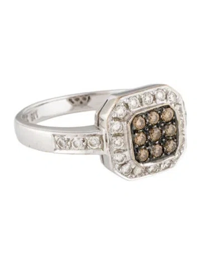 Pre-owned Le Vian 14k Diamond Cocktail Ring In Multi