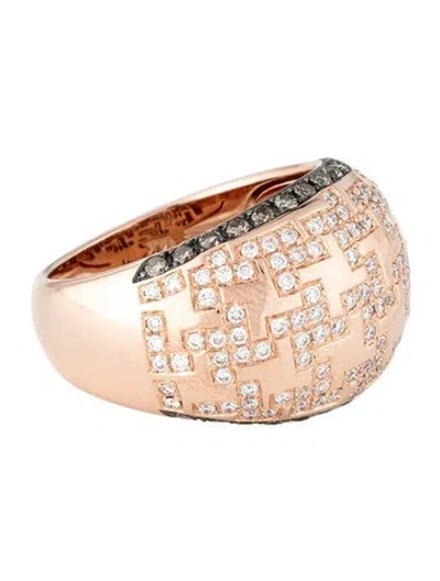 Pre-owned Le Vian 14k Diamond Dome Band In Multi