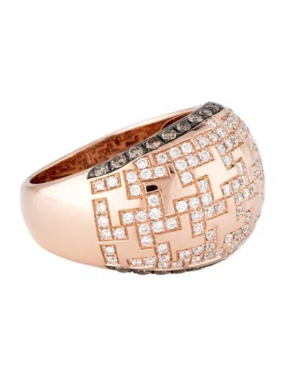 Pre-owned Le Vian 14k Diamond Dome Band In Multi
