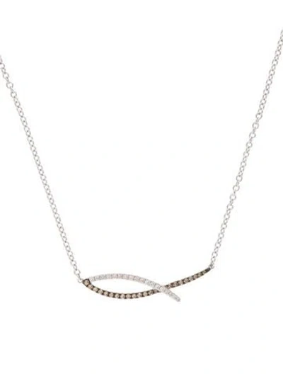 Pre-owned Le Vian 14k Diamond Pendant Necklace, 16" In Multi