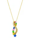 Le Vian 14k Honey Gold 0.84 Ct. Tw. Diamond & Gemstone Pendant Necklace