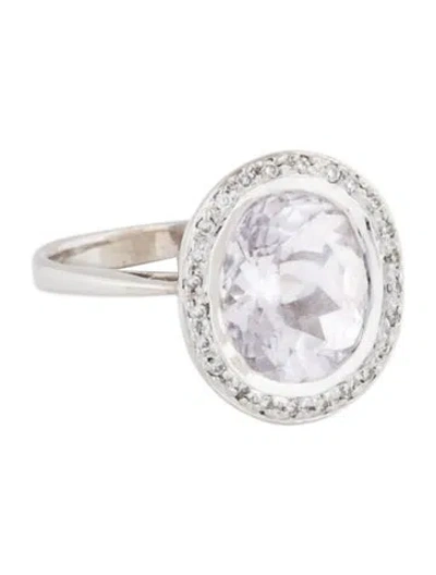 Pre-owned Le Vian 14k Kunzite & Diamond Cocktail Ring In Multicolor
