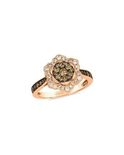 Le Vian 14k R/g Ring 0.81 Dia In Multi