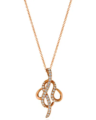 Le Vian ® 14k Rose Gold 0.29 Ct. Tw. Diamond Pendant Necklace