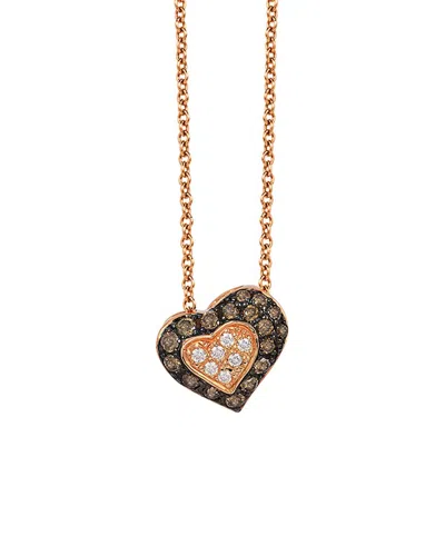 Le Vian 14k Rose Gold 0.30 Ct. Tw. Diamond Pendant