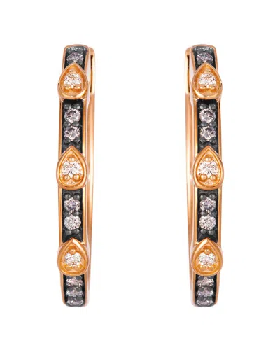 Le Vian 14k Rose Gold 0.34 Ct. Tw. Diamond Earrings