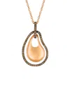 Le Vian 14k Rose Gold 0.47 Ct. Tw. Diamond Necklace