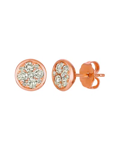 Le Vian 14k Rose Gold 0.48 Ct. Tw. Diamond Earrings In Orange