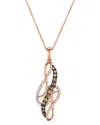 Le Vian ® 14k Rose Gold 0.52 Ct. Tw. Diamond Euphoria Chocolate Pendant