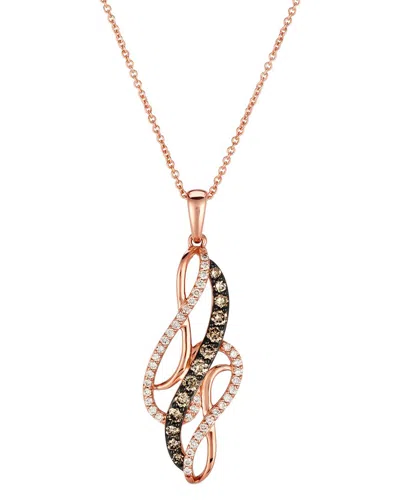 Le Vian ® 14k Rose Gold 0.52 Ct. Tw. Diamond Euphoria Chocolate Pendant