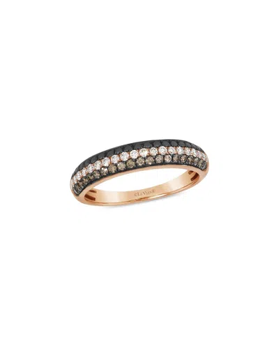 Le Vian ® 14k Rose Gold 0.54 Ct. Tw. Diamond Chocolate Layer Cake Ring