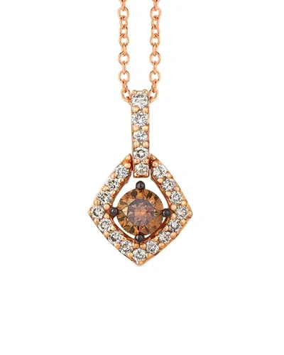 Le Vian ® 14k Rose Gold 0.54 Ct. Tw. Diamond Pendant In Red