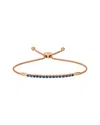 Le Vian 14k Rose Gold 0.60 Ct. Tw. Sapphire Bolo Bracelet
