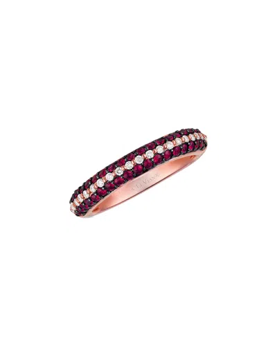 Le Vian 14k Rose Gold 0.67 Ct. Tw. Diamond & Ruby Ring