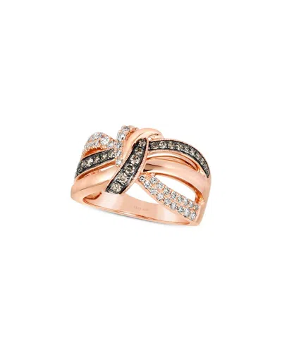 Le Vian ® 14k Rose Gold 0.67 Ct. Tw. Diamond Gladiator Ring
