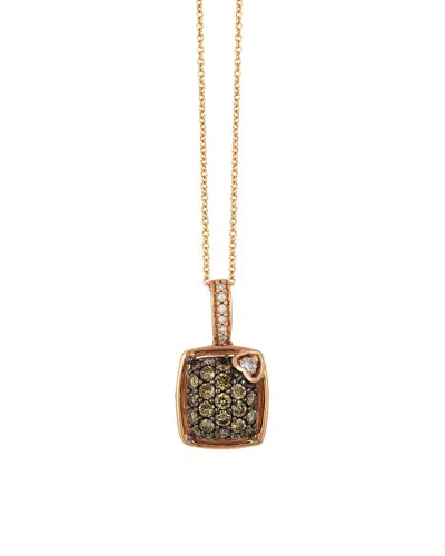 Le Vian 14k Rose Gold 0.74 Ct. Tw. Diamond Pendant