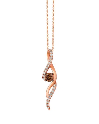 Le Vian 14k Rose Gold 0.79 Ct. Tw. Diamond Pendant
