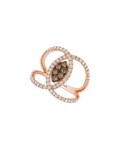 Le Vian 14k Rose Gold 0.88 Ct. Tw. Diamond Ring In Multi
