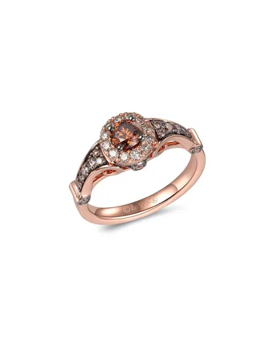 Le Vian 14k Rose Gold 0.89 Ct. Tw. Diamond Cocktail Ring