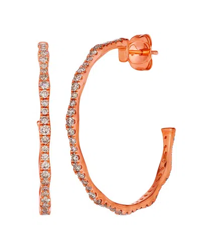 Le Vian Ladies Nude Diamond Earrings Set In 14k Strawberry Gold In Pink/rose Gold Tone/gold Tone