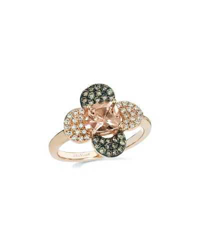 Le Vian ® 14k Rose Gold 1.08 Ct. Tw. Diamond & Morganite Ring