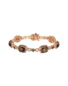 Le Vian 14k Rose Gold 11.85 Ct. Tw. Diamond & Chocolate Quartz Bracelet