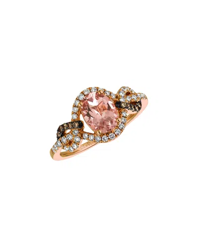 Le Vian ® 14k Rose Gold 1.19 Ct. Tw. Diamond & Morganite Ring In Pink