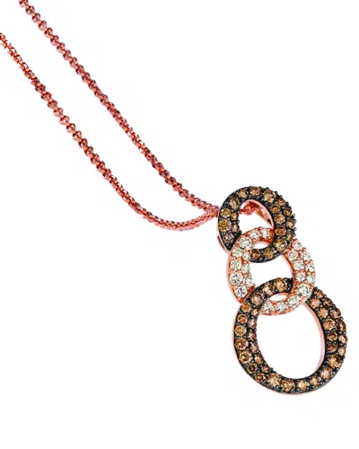 Le Vian 14k Rose Gold 1.19 Ct. Tw. Diamond Pendant