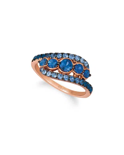 Le Vian 14k Rose Gold 1.21 Ct. Tw. Sapphire Half-eternity Ring