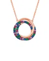 Le Vian 14k Rose Gold 1.24 Ct. Tw. Gemstone Pendant Necklace