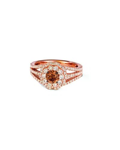 Le Vian ® 14k Rose Gold 1.29 Ct. Tw. Diamond Centerstone Ring