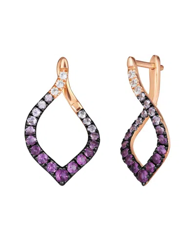 Le Vian ® 14k Rose Gold 1.35 Ct. Tw. Pink Sapphire Ombre Drop Earrings