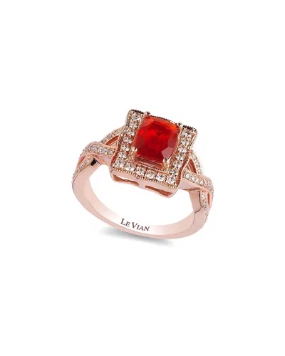 Le Vian ® 14k Rose Gold 1.41 Ct. Tw. Diamond & Opal Ring