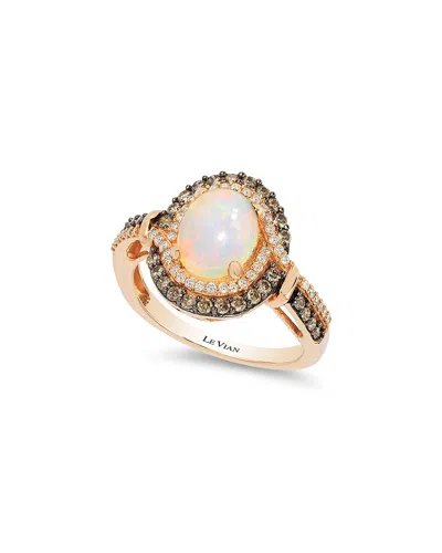 Le Vian 14k Rose Gold 1.45 Ct. Tw. Diamond & Opal Ring