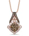 Le Vian 14k Rose Gold 1.46 Ct. Tw. Diamond Pendant Necklace