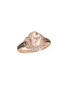 Le Vian 14k Rose Gold 1.53 Ct. Tw. Diamond & Morganite Ring