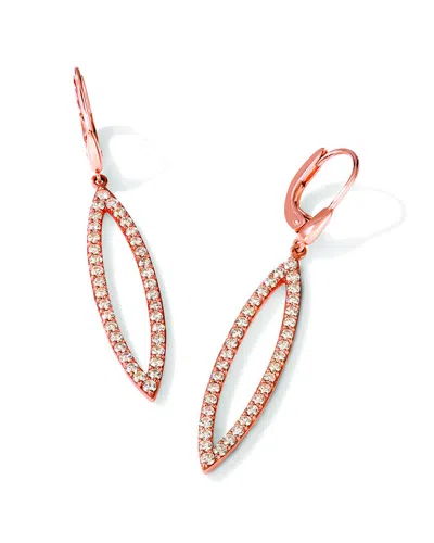 Le Vian ® 14k Rose Gold 1.74 Ct. Tw. Diamond Dangle Earrings In Purple